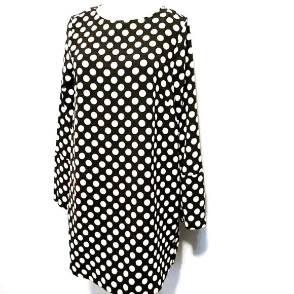 H&M Polka Dot Shift Dress Size 8 - Picture 2 of 6